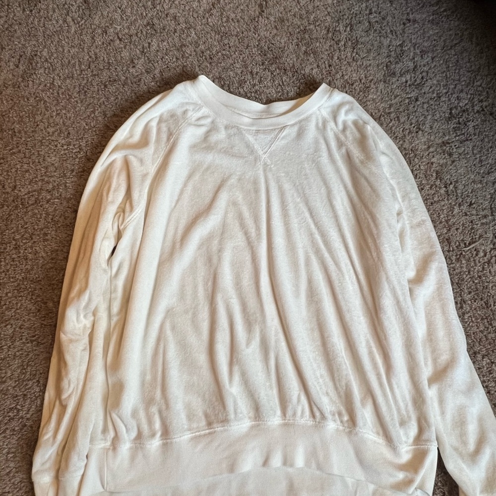 White Long Sleeve Sweater